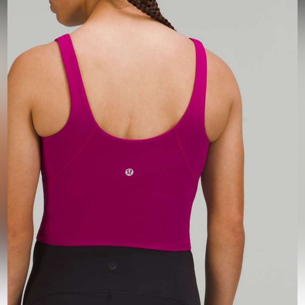 NWT. Lululemon Magenta Pink Align Tank Size 2 - Picture 8 of 8